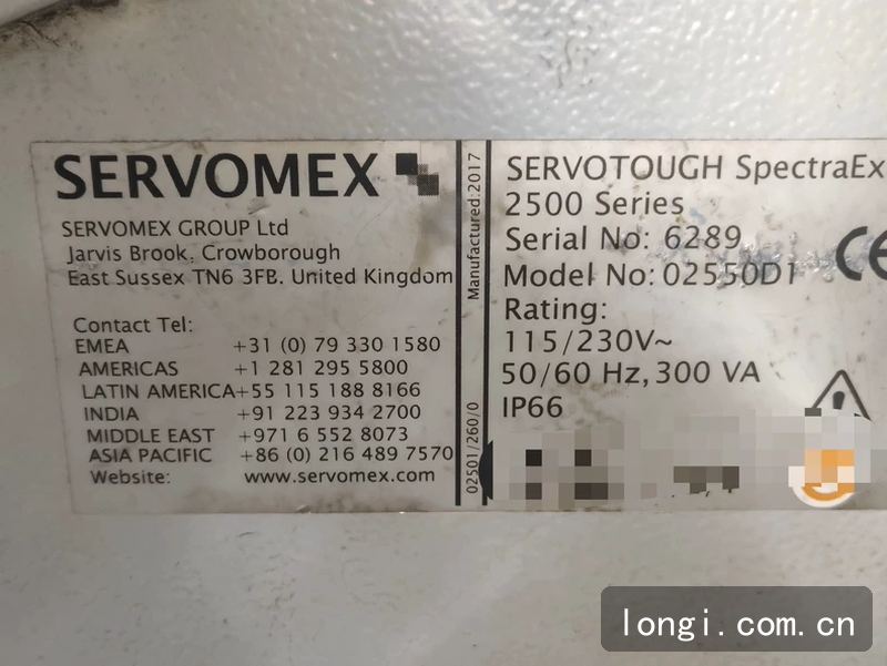 SERVOMEX 02550D1 2500係列氣體分（fèn）析儀 工業氧分析設備現貨 02.jpg